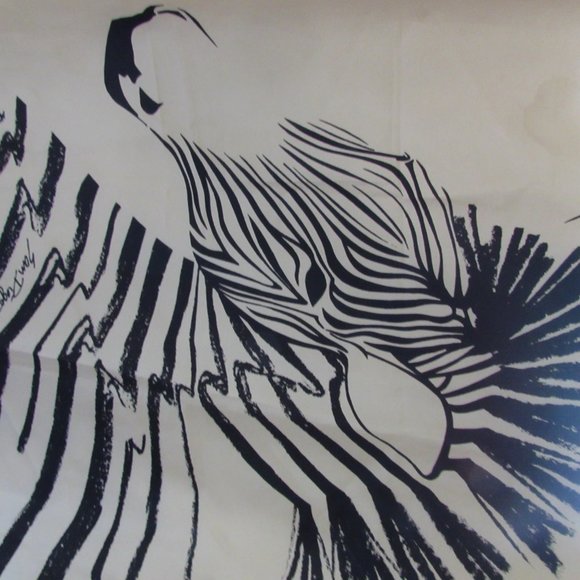 San Diego Zoo Zebra Scarf - Picture 2 of 4